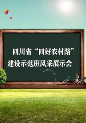 从“四好农村路建设示范生” 看四川交通风采