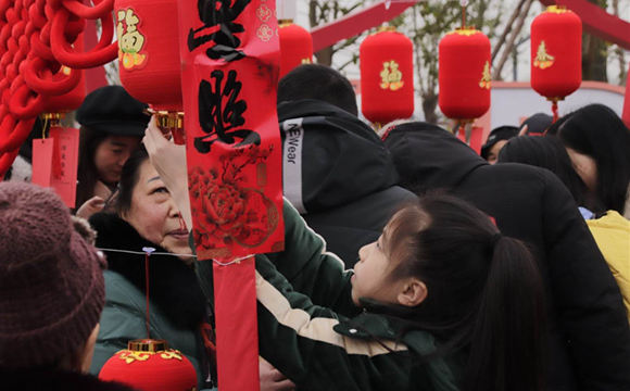 成都市武侯区天府芙蓉园年味十足